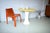 Space Age Italian Orange Chairs, 1960s, Set of 4 For Sale - Image 9 of 14