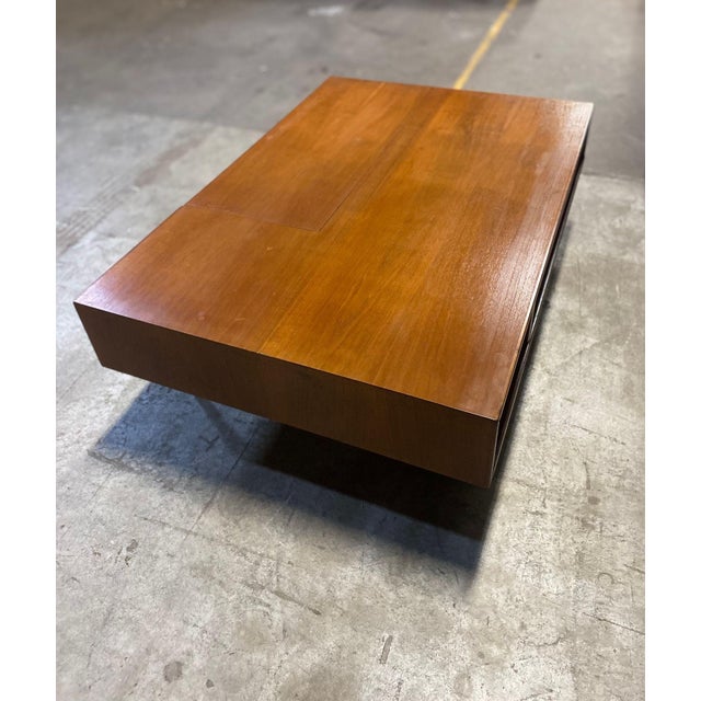 1960s A Lovely Walnut Coffee Table Designed by Kip Stewart as Part of the Drexel Declaration Group For Sale - Image 12 of 14