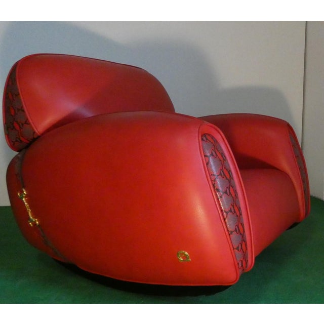 Black Miura Trend Chairs by Elisabetta Gucci for Formitalia, 1980s, Set of 2 For Sale - Image 8 of 18