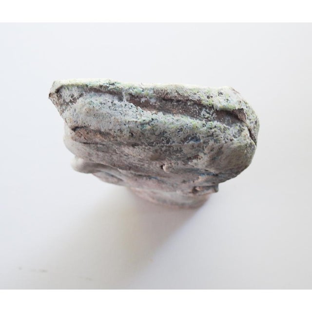 Vintage Terra Cotta Male Head Relief Sculpture For Sale - Image 4 of 7