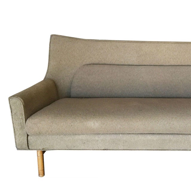 1960s Mid-Century Model 98632 Arched Wing Back Sofa Attributed to Lawrence Peabody for Nemschoff For Sale - Image 5 of 7