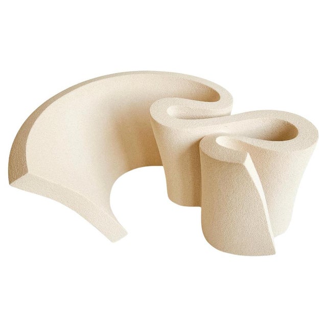 Black Ribbon Vase in Stoneware Clay by Aleksandra Krasnopolska For Sale - Image 8 of 8