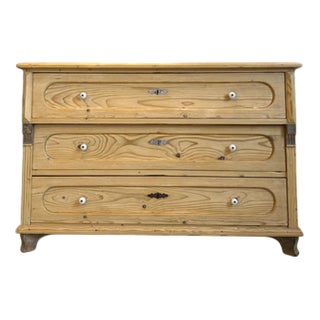 Biedermeier Chest of Drawers in Softwood For Sale