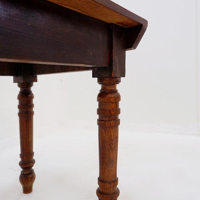 Wood 19th Century Antique Slatted Luggage Rack For Sale - Image 7 of 12