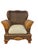 A beautifully crafted British Colonial style wicker lounge chair manufactured by Acacia Furniture of Conover, North...