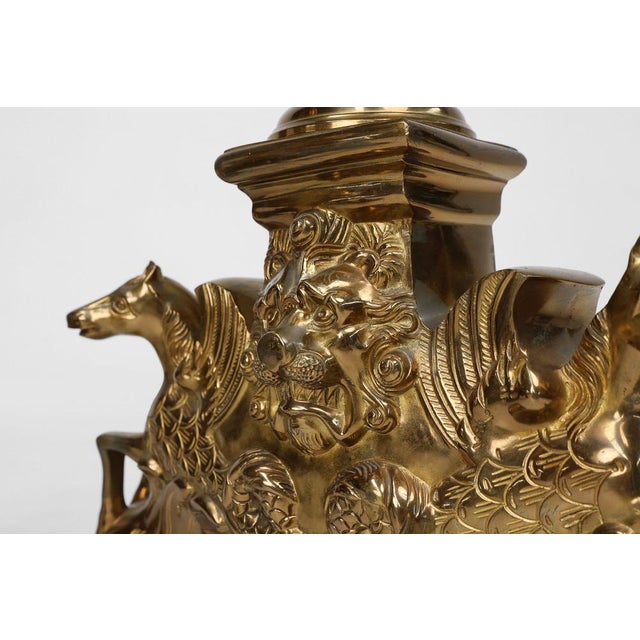 Large Vintage Neo-Classical Copper Firebucks, France, 1940, Set of 2 For Sale - Image 10 of 12