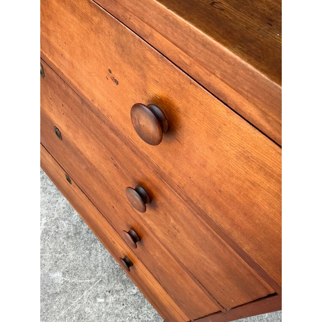Vintage Shaker Style Four Drawer Dresser For Sale - Image 10 of 12