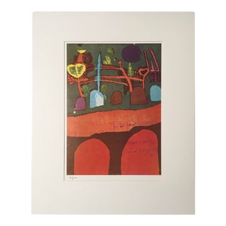 Vintage Sister Corita Pop Modernist "Be of Love" Print For Sale