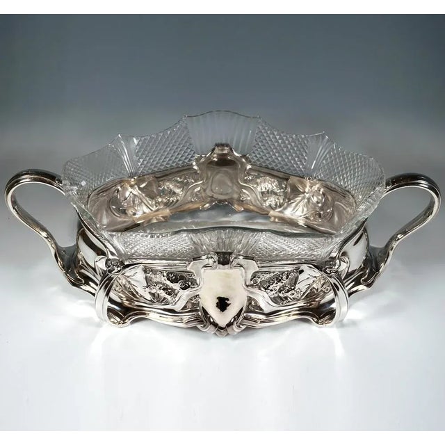 Art Nouveau Silver Planter by Bruckmann & Sons for Theodor Schallmayer, Germany, 1890s For Sale - Image 6 of 11