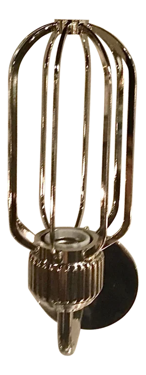 Regina Andrew Industrial Modern Polished Nickel Rupert Wall Sconce