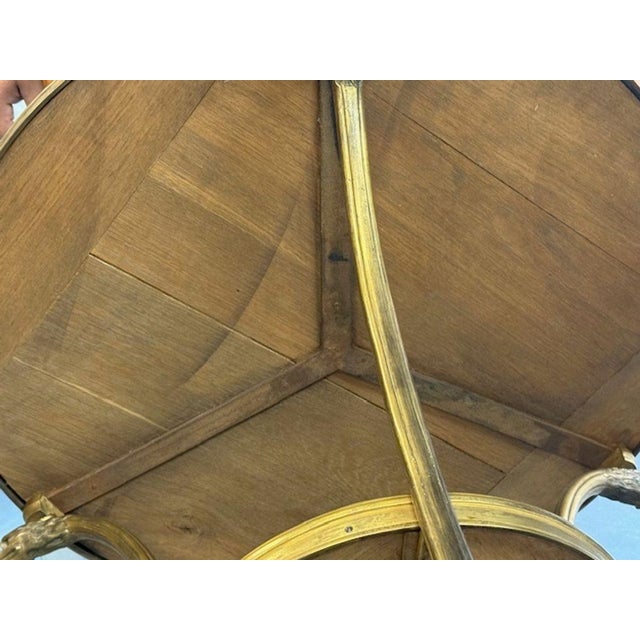 Louis XVI Style, Bronze, Marble, Ormolu Mounted Gueridons, France, 19th C. For Sale - Image 18 of 18