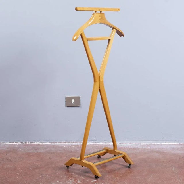 Light wood coat rack marked reguitti brothers chipped style ico parisi measures 45 x 36 x h 110 category coat rack...