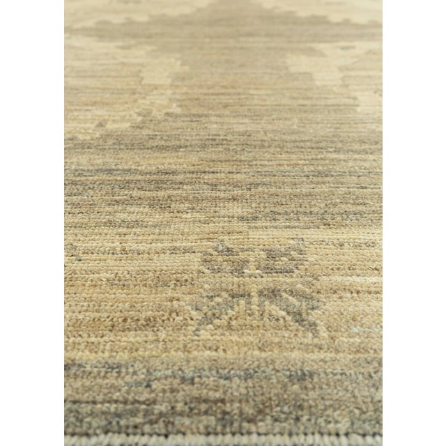 Contemporary Turkish Oushak Rug 9'2" x 12'7" For Sale - Image 3 of 4