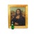 1970s Antique Monalisa Handmade Replica Painting For Sale - Image 5 of 6
