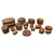 Antique Oak and Ash Ships Blocks, 1800s, Set of 18 For Sale - Image 9 of 9