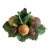 Vintage Italian Capodimonte Porcelain Harvest Fruit Taper Candle Holder For Sale