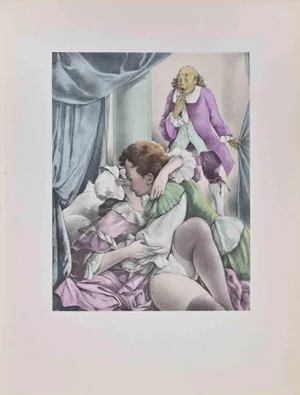 Umberto Brunelleschi, Treason, Lithograph, 1930s