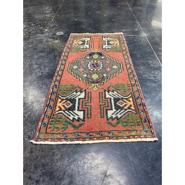 Turkish Yastik Rug 1'8" x 3'3" For Sale - Image 4 of 5