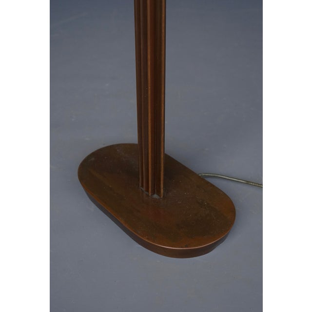 Metal French Bronze Floor Lamp, 1970s For Sale - Image 7 of 12