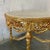 2020s Grand French Baroque Round Coffee Table – Beige Marble Top With Ornate Gold Leaf Details For Sale - Image 5 of 7