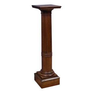 Antique Louis XVI Style Walnut Column, 1800s For Sale