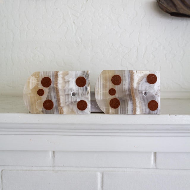 Set of Art Deco Style Trojan Horse Onyx Bookends For Sale - Image 14 of 15