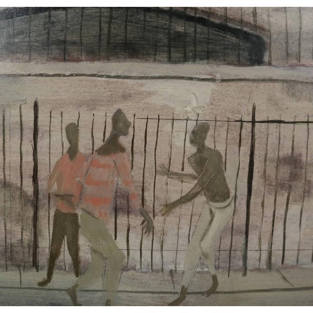 Paul Zimmerman, Social Realist Street Scene of Youth at Play (African American) For Sale - Image 4 of 5