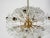 Eclipse Blowball Brass and Crystal Ceiling Light attributed to Emil Stejnar for Rupert Nikoll, 1950s For Sale - Image 3 of 12