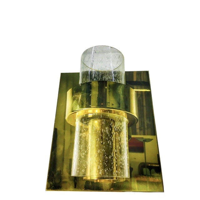 Mid-Century Modern Vintage Norwegian Hovik Wall Lamp attributed to Jonas Hidle for Hadeland Glassverk, 1970s For Sale - Image 3 of 7