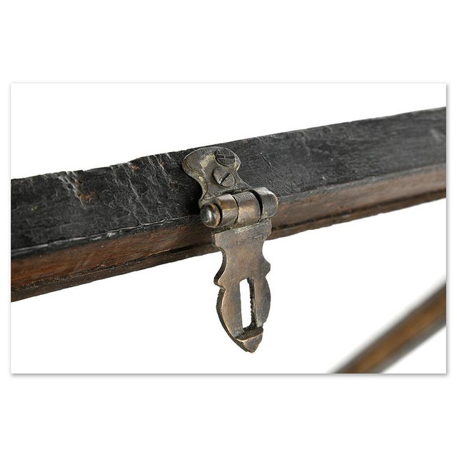 Small Display Case in Solid Wood with Black Patina For Sale - Image 3 of 6