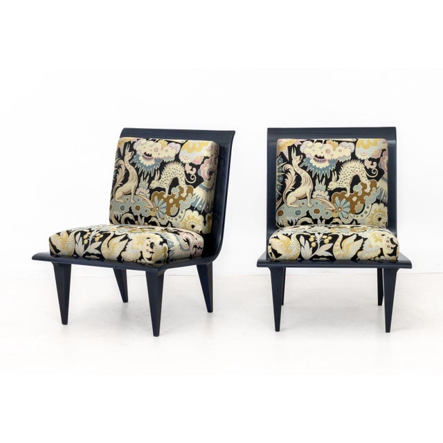 Modern Tassinari & Chatel "Les Chimeres" Chairs, Pair For Sale - Image 3 of 10