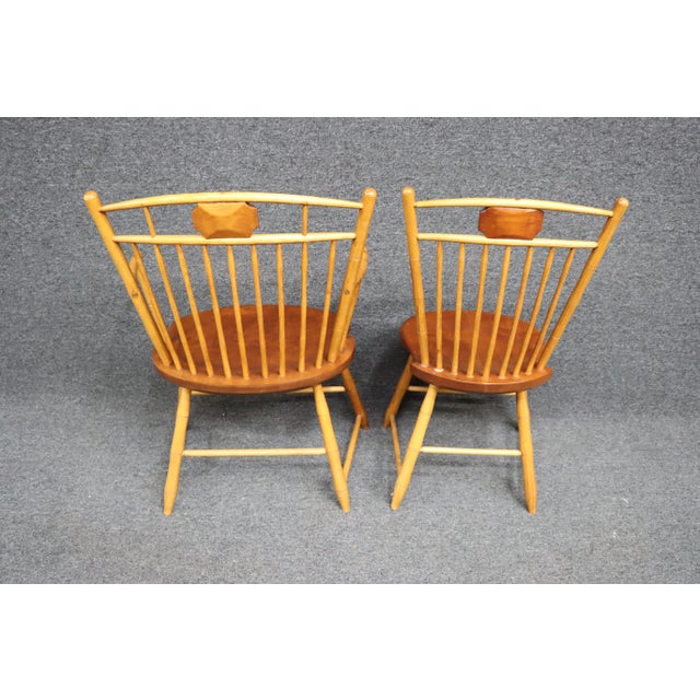Neshannock Woods Butterfly Windsor Chairs Set/12 For Sale - Image 9 of 12