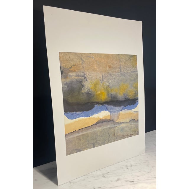 . Abstract & modern watercolor painting, by John Kokkinos . Color studies on acid free watercolor paper . Accented Colors:...