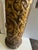 Wood 1840 Antique Ornate French Wooden Pedestal Column With Gold Highlights For Sale - Image 7 of 12