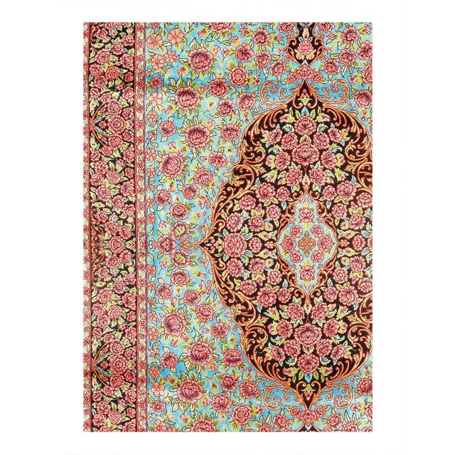 Viscose on a cotton foundation with a medallion This rug has a dense, soft pile, and excellent quality, to ensure that you...