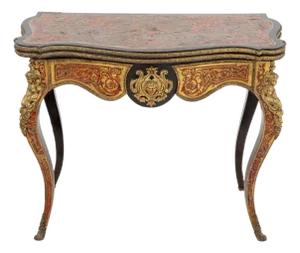 Louis XV Style Boulle Card Table