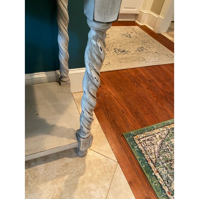 1950s Barley Twist Vintage Side Table For Sale In Savannah - Image 6 of 13