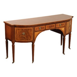 Baker Stately Homes Collection Inlaid Mahogany Sideboard For Sale