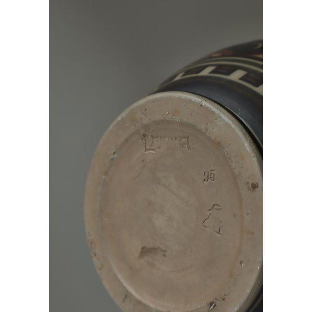 Art Nouveau Terracotta Vase by L. Hjorth, 1920s For Sale - Image 9 of 11
