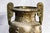 Grand Tour Large Cast Metal Antique Victorian Neoclassical Greek Grand Tour Style Urn Vase For Sale - Image 3 of 12