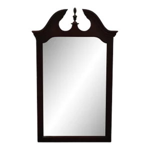 Thomasville Furniture Collector's Cherry Traditional Style 31" Dresser / Wall Pediment Mirror 10111-225