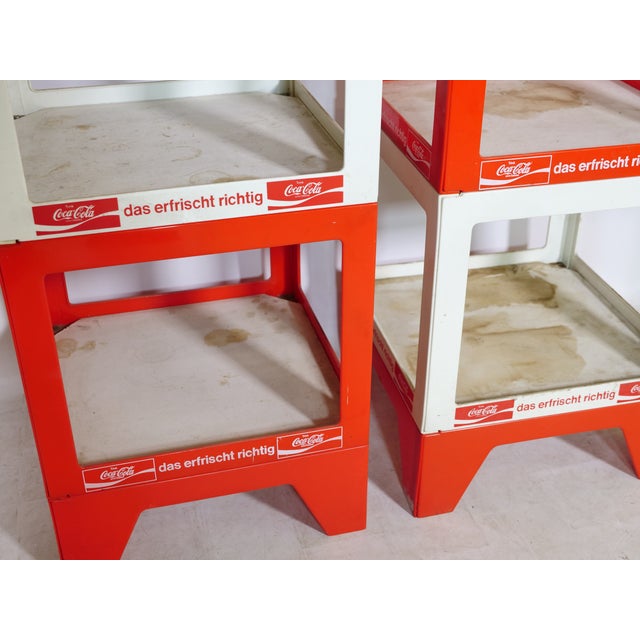 1980s Vintage Pop Art Display Shelves from Coca-Cola, 1970s, Set of 2 For Sale - Image 5 of 14