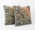 Mid-Century Modern Turkish Oushak Rug Pillow Cover 24'' X 24'' - Set of Two For Sale - Image 3 of 4