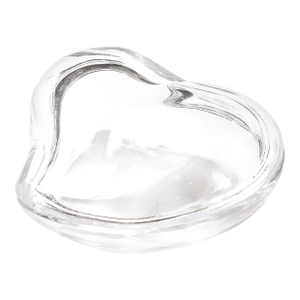 Heart Form Glass Trinket Box Signed Elsa Peretti for Tiffany & Co.