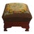 Mid 19th Century American Empire Mahogany & Needlepoint Ottoman C1860 For Sale - Image 5 of 11