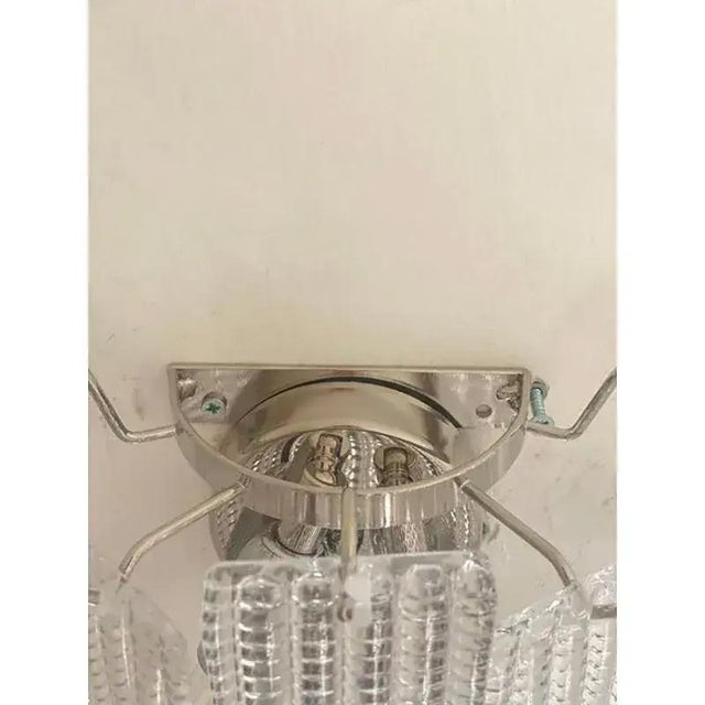 Listelli Murano Glass Wall Sconce with Diamond Strips by Simoeng For Sale - Image 9 of 13
