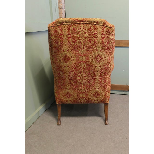 Antique Wingback Armchair, 1800s For Sale - Image 3 of 8