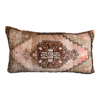 Handwoven Vintage Tribal Couch Pillow Cover -16'' X 30'' For Sale