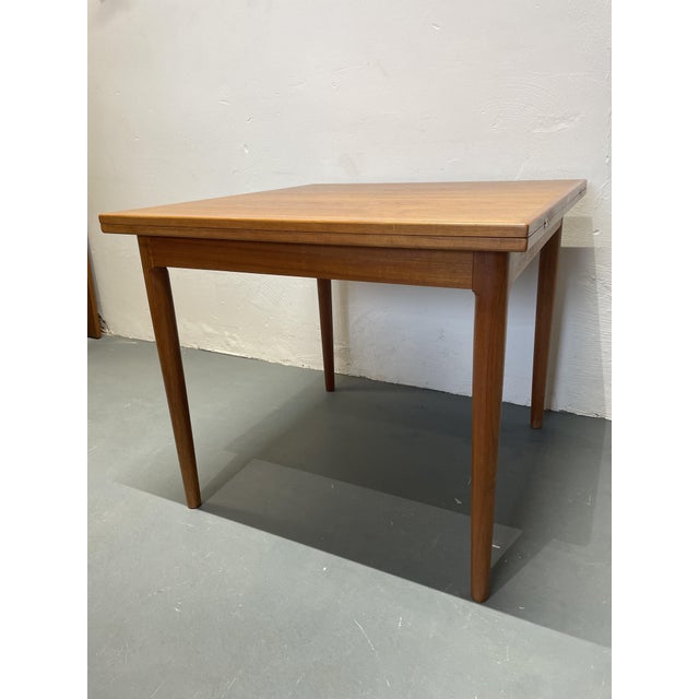 1960s Danish Folding Teak Dining Table, Denmark, 1960s For Sale - Image 5 of 9