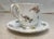 White Mid 20th Century Duchess Fine Bone China Tea Cup and Saucer Set For Sale - Image 8 of 14